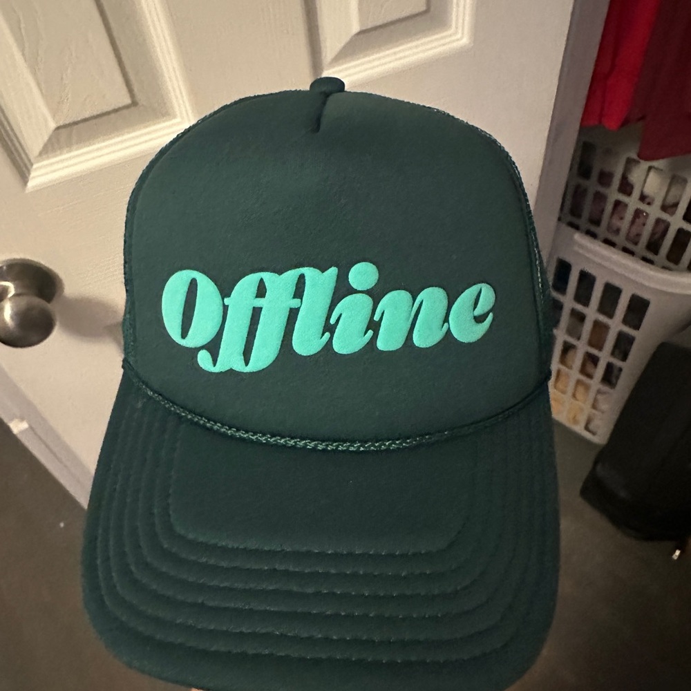 Green 'Offline' Hat